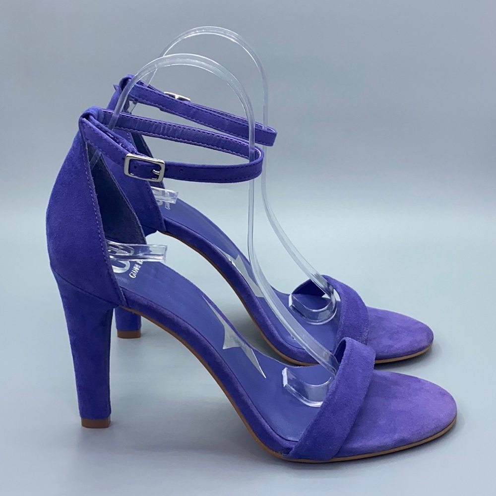 Gianni Bini Ella Quent Violet Vibes Suede Sandals